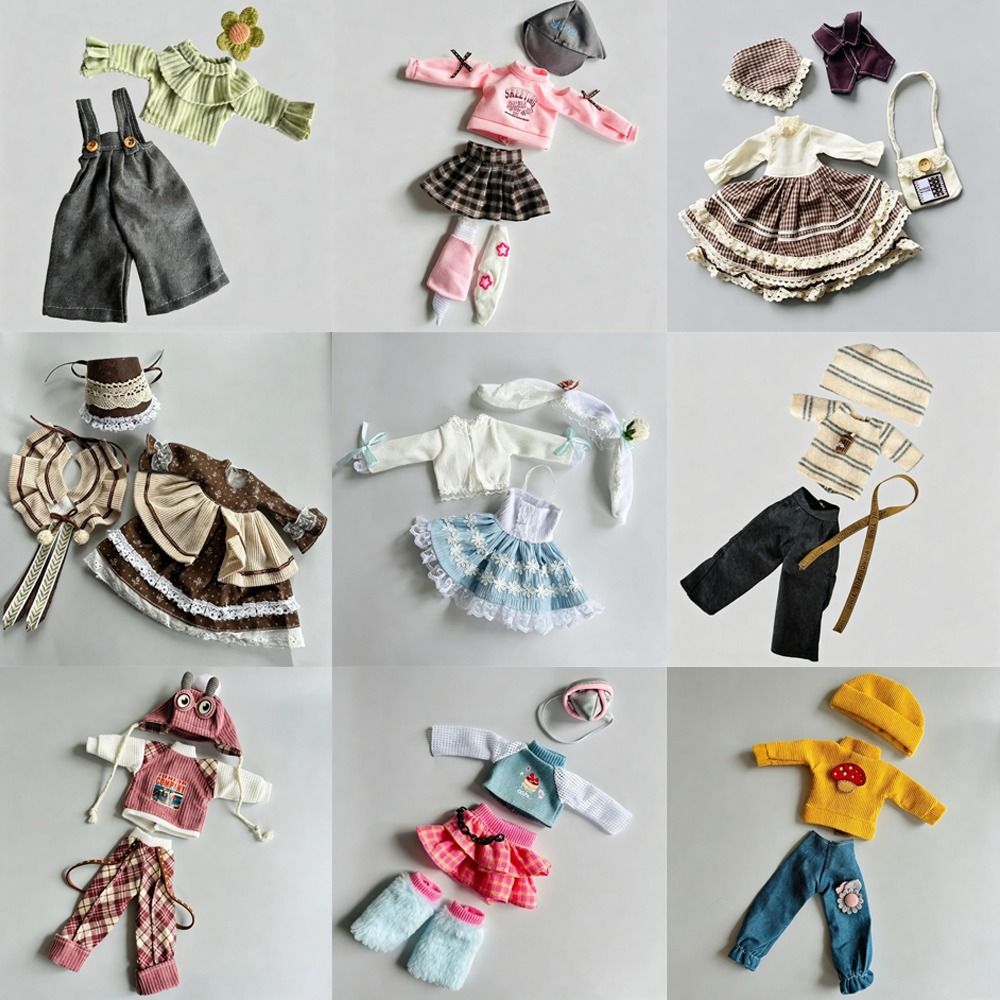 Bjd Doll 1 6 Full Set With Clothes - 30cm 피트 인형 옷 세트 로리타