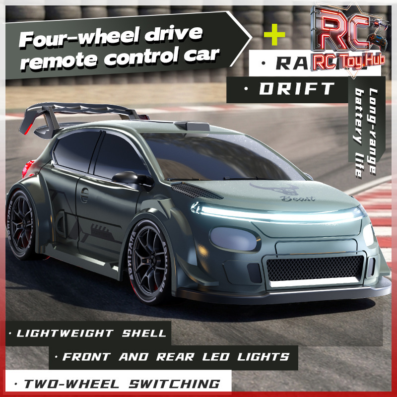 Rc Drift Car 1 24 Scale 4Wd - 1:24 스케일의 정밀한 RC 드리프트 카,