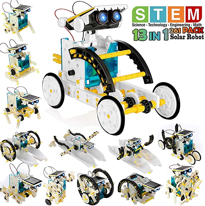 Stem Solar Robot Kit For Kids - STEM 13-in-1 교육용 태양열 로봇 장난감