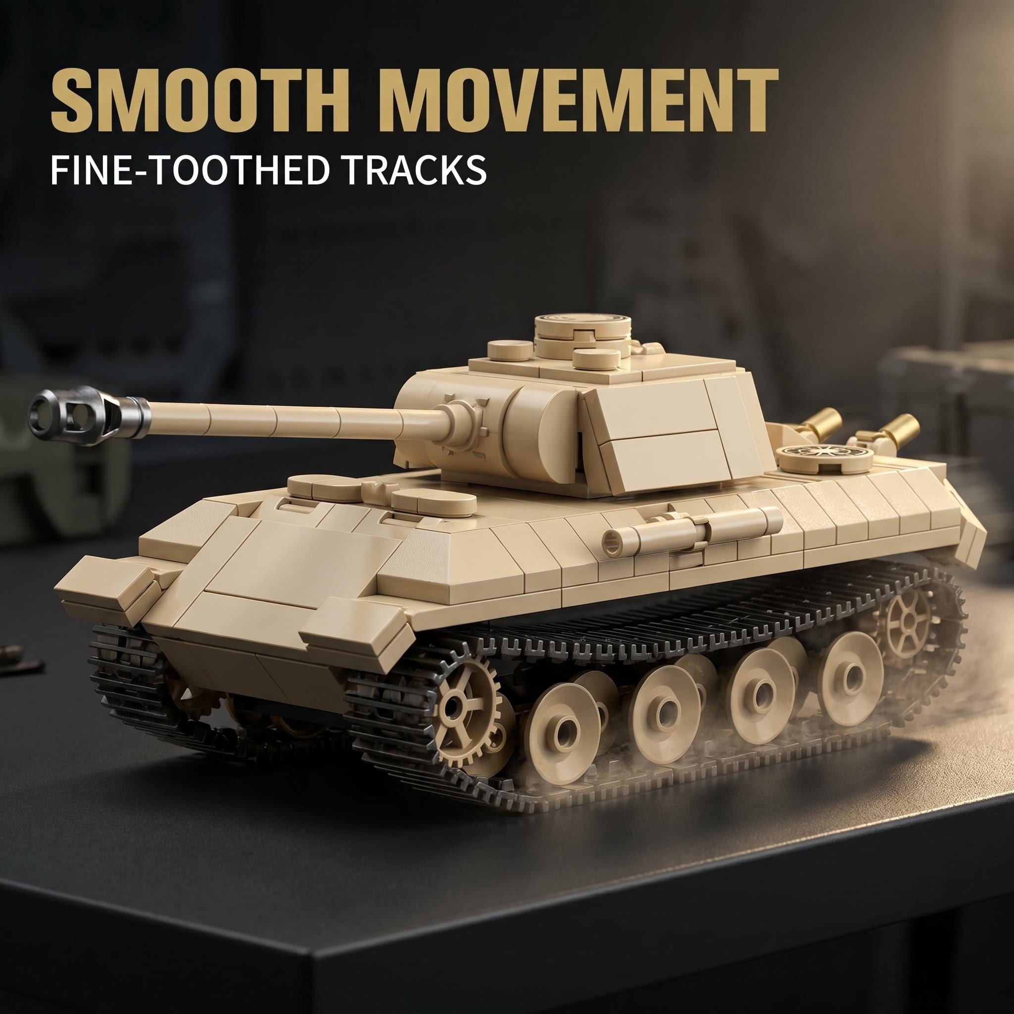503개 부품으로 구성된 제2차 세계대전 군용 MOC  - Lego Compatible Military Tank 리뷰 및 가격