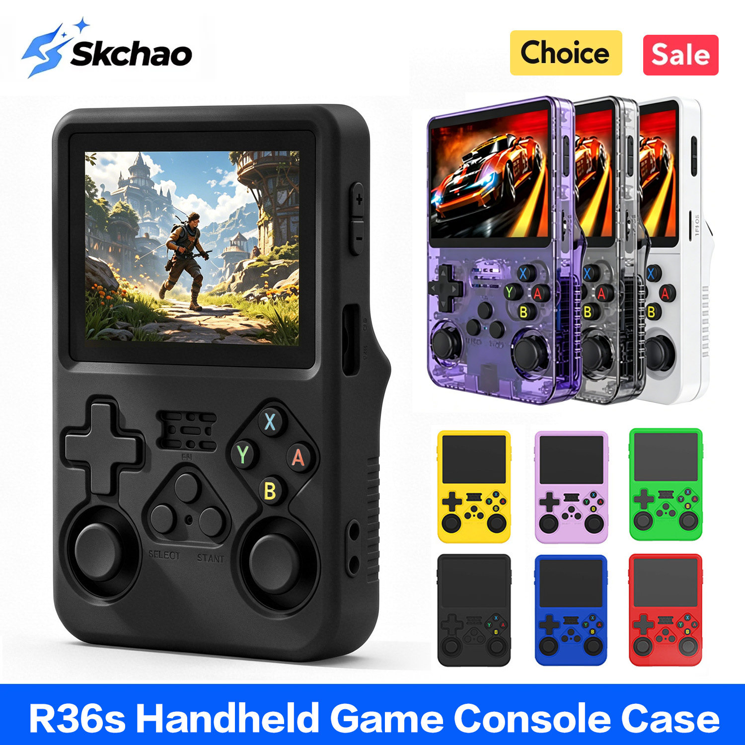 R36S용 보호 케이스, 실리콘 소재, 부드러운 360 - Retro Handheld Game Console R36S 리뷰 및 가격