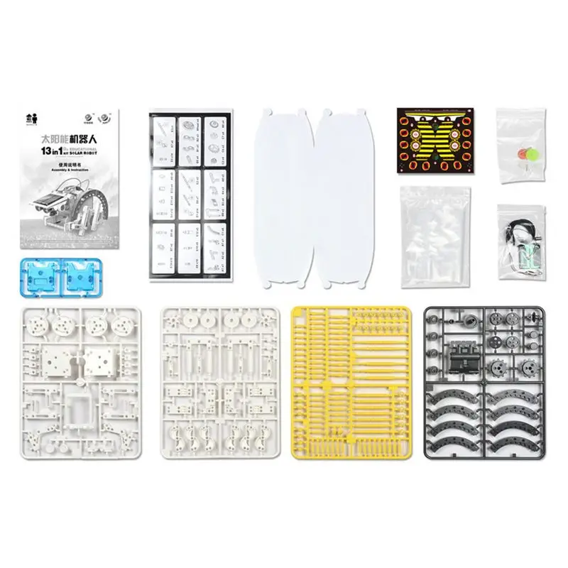 STEM 13-in-1 교육용 태양열 로봇 장난감 어린 - Stem Solar Robot Kit For Kids 리뷰 및 가격
