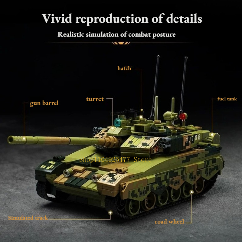 KEEPLEY 블록 장난감, 훌륭한 99A 주력 전차  - Lego Compatible Military Tank 리뷰 및 가격