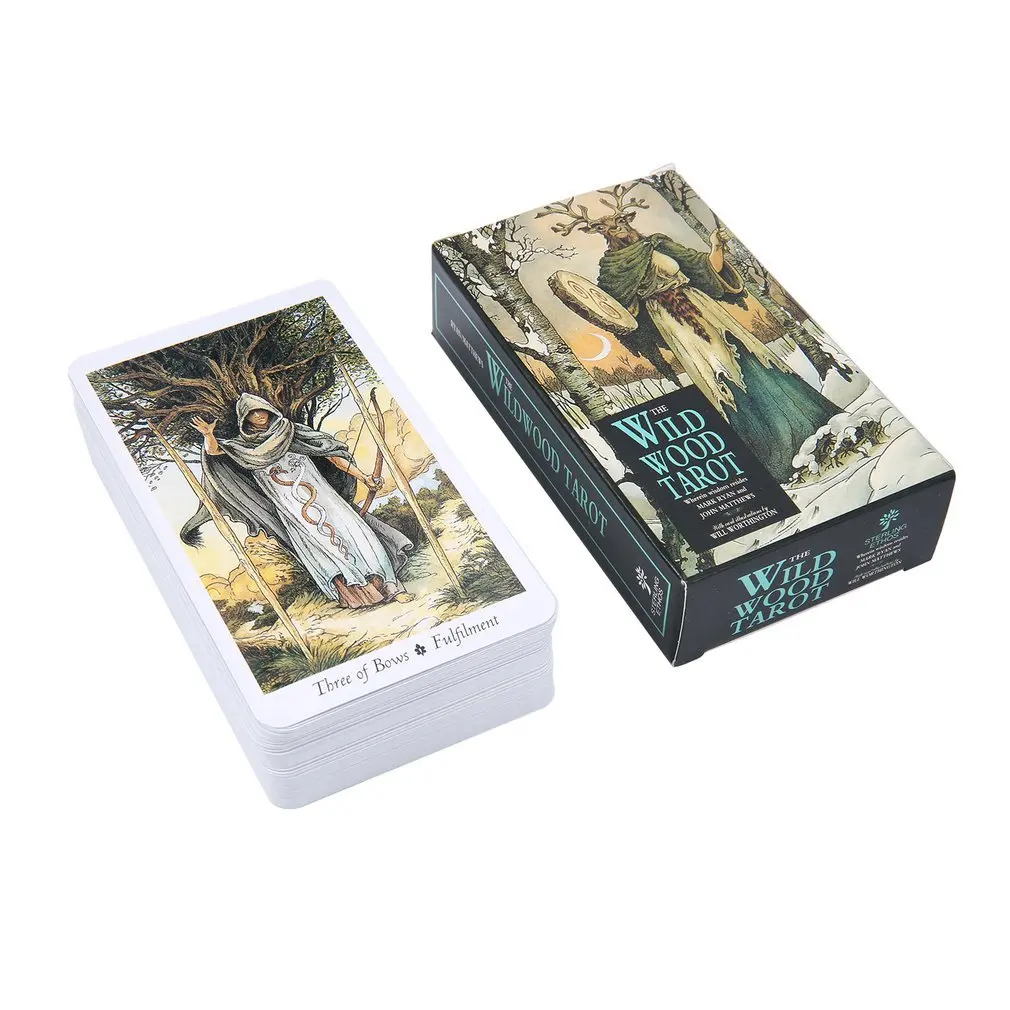와일드 우드 타로 카드 78 오라클 영어 비전 점술 에 - Tarot Cards Deck With Guidebook 리뷰 및 가격