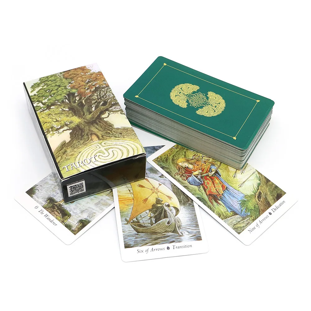 와일드 우드 타로 카드 78 오라클 영어 비전 점술 에 - Tarot Cards Deck With Guidebook 리뷰 및 가격