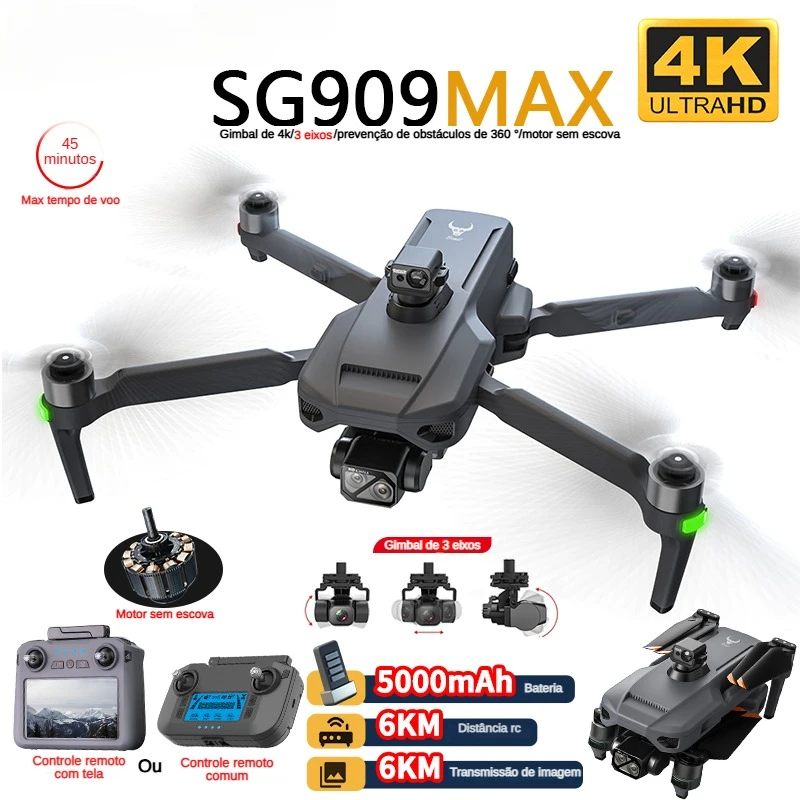 ZLL SG909 SG909MAX 전문 드론 4K 카메 - Fpv Brushless Rc Drone 4K 리뷰 및 가격